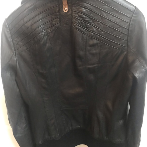 Aritzia leather jacket. Perfect condition worn twice. - Picture 3 of 4